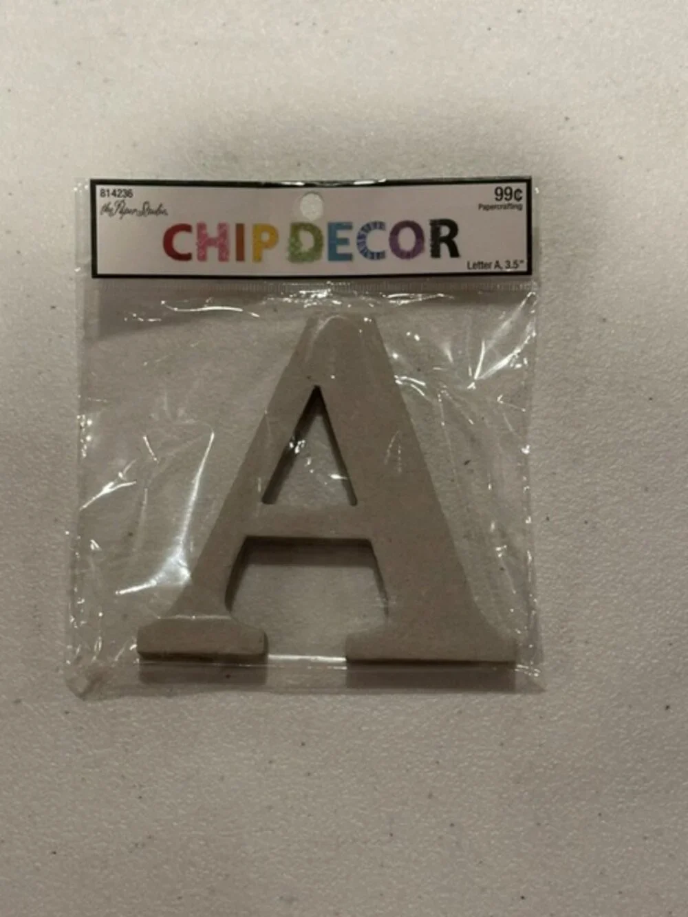 Lot of NINE (9) The Paper Studio Chip Decor 3.5